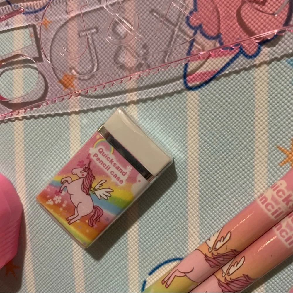 Pink Unicorn Stationery Set